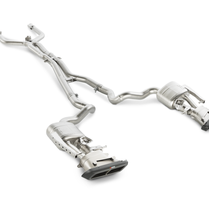 Privato: Scarico completo Akrapovic Evolution Line Titanio Mercedes-AMG C 63 Estate (S205) / C 63 Sedan (W205) 2018 – MTP-ME/T/2H/1 – foto 2