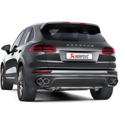Privato: Terminale di scarico Akrapovic Slip-On Line Titanio Porsche Cayenne S E-Hybrid (958 FL) / Cayenne Turbo (958 FL) 2017 – MTP-PO/TI/2H – foto 2