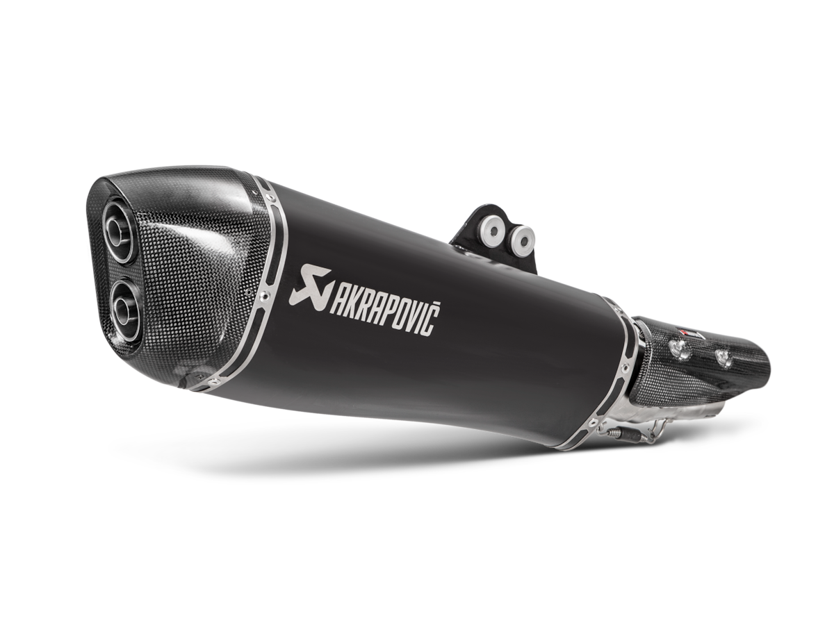 Terminale di scarico Akrapovic Slip-On Line Acciaio inox Kymco AK 550 2017-2020 – S-KY5SO1-HRAASSBL