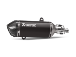 Terminale di scarico Akrapovic Slip-On Line Acciaio inox Vespa GTS 125 / Super / Sport / Tech 2021-2024 – S-VE125SO2-HZBL