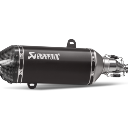 Terminale di scarico Akrapovic Slip-On Line Acciaio inox Vespa GTS 125 / Super / Sport / Tech 2017-2020 – S-VE125SO1-HZBL