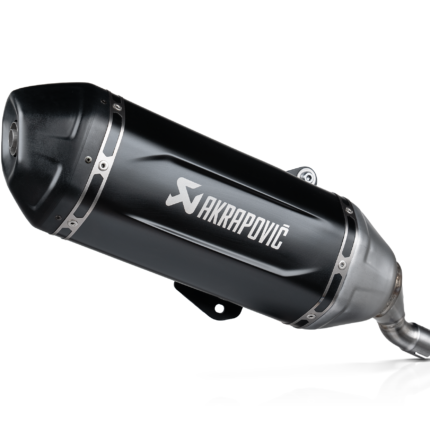 Terminale di scarico Akrapovic Slip-On Line Acciaio inox Vespa GTS 125 / Super / SuperSport / SuperTech 2024-2026 – S-VE125SO4-HWSSBL