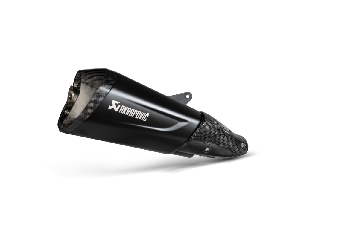 Terminale di scarico Akrapovic Slip-On Line Acciaio inox Vespa GTS Super 300 / Sei Giorni / Tech 2021-2024 – S-VE3SO10-HZDFBL