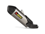 Terminale scarico Akrapovic omologato titanio carbonio Ducati Desert X 2022-2024