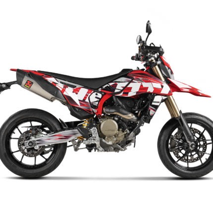 Terminale di scarico Akrapovic Slip-On Line Titanio Ducati Hypermotard 698 Mono / RVE 2024-2026 – S-D6SO2-HAPLT – foto 2