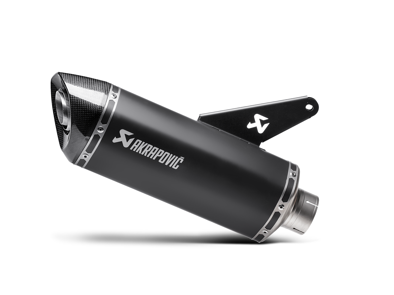 Terminale di scarico Akrapovic Slip-On Line Titanio Ducati Monster 1200/1200S / Monster 821 2014-2016 – S-D8SO2-HRBL Collettori scarico Akrapovic omologato nero Ducati Monster 821 / Monster 1200 / 1200 S 2014-2016