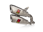 Paracalore Akrapovic omologato titanio carbonio Ducati Monster 2021-2024
