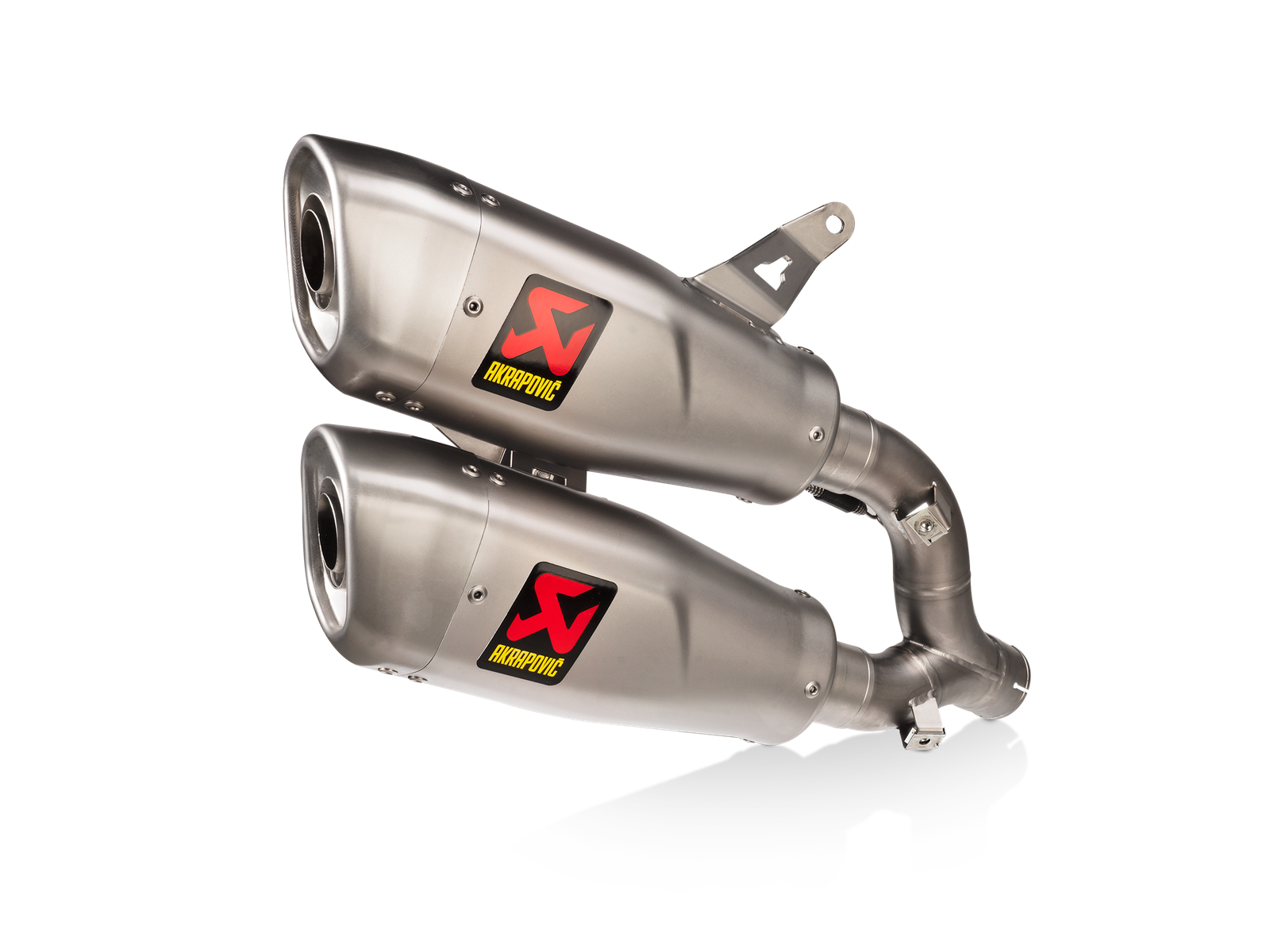 Terminale di scarico Akrapovic Slip-On Line Titanio Ducati Monster 2021-2024 – S-D9SO17-HCQT Paracalore Akrapovic omologato titanio carbonio Ducati Monster 2021-2024