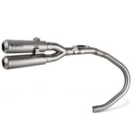 Paracalore Akrapovic racing carbonio inox Honda Monkey 2019-2024