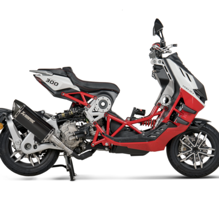 Terminale di scarico Akrapovic Slip-On Line Titanio Italjet Dragster 300 2024 – S-IT3SO1-HRTBL – foto 2