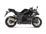 Terminale di scarico Akrapovic Slip-On Line Titanio Kawasaki Ninja 1000SX 2020-2026 – S-K10SO32-HRT – foto 5