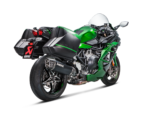 Terminale di scarico Akrapovic Slip-On Line Titanio Kawasaki Ninja H2 SX 2018-2020 – S-K10SO21-HRAABL – foto 5