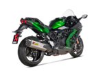 Terminale di scarico Akrapovic Slip-On Line Titanio Kawasaki Ninja H2 SX 2021-2026 – S-K10SO30-HGIT – foto 3