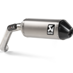 Terminale di scarico Akrapovic Slip-On Line Titanio Moto Guzzi V85 TT 2019-2023 – S-MG8SO2-HFTT