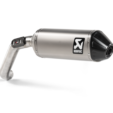 Terminale di scarico Akrapovic Slip-On Line Titanio Moto Guzzi V85 TT 2019-2023 – S-MG8SO2-HFTT