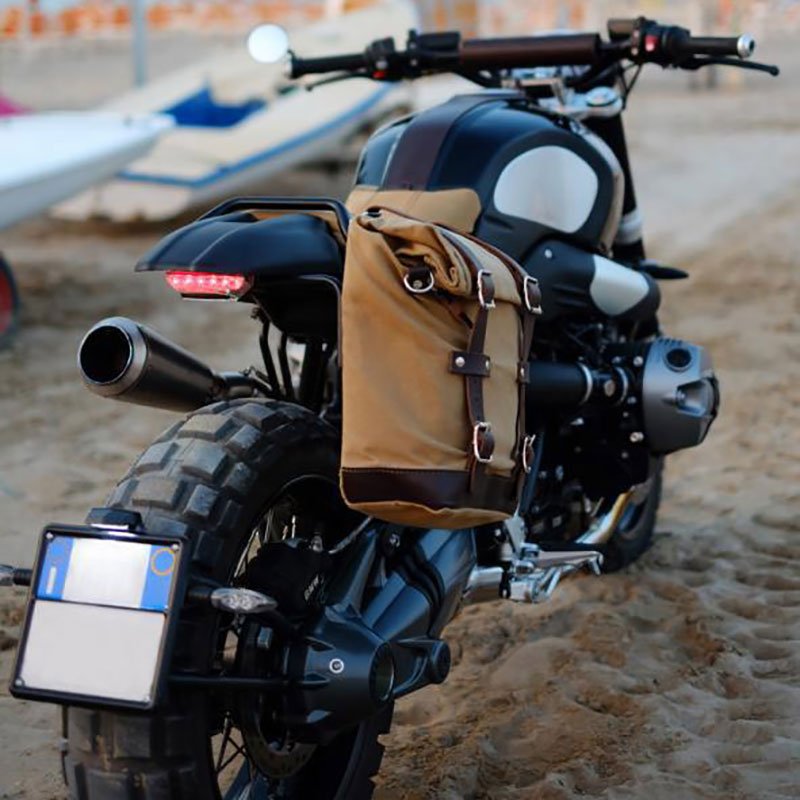 Borsa laterale in canvas 10-14 L con telaio Unit Garage BMW R nineT 2014-2023
