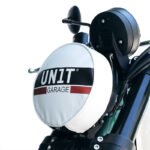 Cover coprifaro in pelle con logo Unit Garage BMW R nineT / R 12 nineT