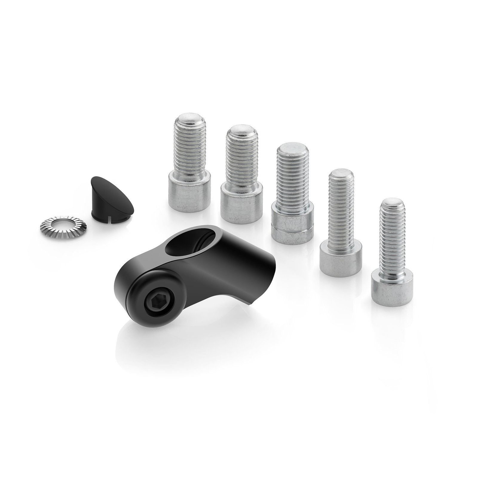 Kit di montaggio universale "Side Mount" Rizoma BS713B Kit di montaggio universale "Side Mount" Rizoma BS713B