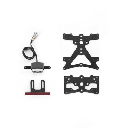 Kit porta targa FOX con faro posteriore Rizoma PT711B