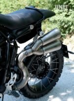 Marmitta alta doppia in titanio con saldature a vista Unit Garage BMW R nineT Scrambler / Urban G/S - immagine 3