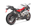 Terminale di scarico Akrapovic Slip-On Line Titanio Nero BMW S 1000 RR 2017-2018 - S-B10SO6-HDVDZBL