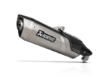Terminale di scarico Akrapovic Slip-On Line Titanio Suzuki SV 650 X / SV 7 GX 2018-2026 - S-S7SO3-HRT