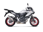 Terminale di scarico Akrapovic Slip-On Line Titanio Suzuki SV 650 X / SV 7 GX 2018-2026 - S-S7SO3-HRT