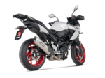 Terminale di scarico Akrapovic Slip-On Line Titanio Suzuki SV 650 X / SV 7 GX 2018-2026 - S-S7SO3-HRT