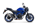 Terminale di scarico Akrapovic Slip-On Line Titanio Suzuki SV 650 X / SV 7 GX 2018-2026 - S-S7SO3-HRT