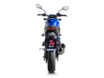 Terminale di scarico Akrapovic Slip-On Line Titanio Suzuki SV 650 X / SV 7 GX 2018-2026 - S-S7SO3-HRT
