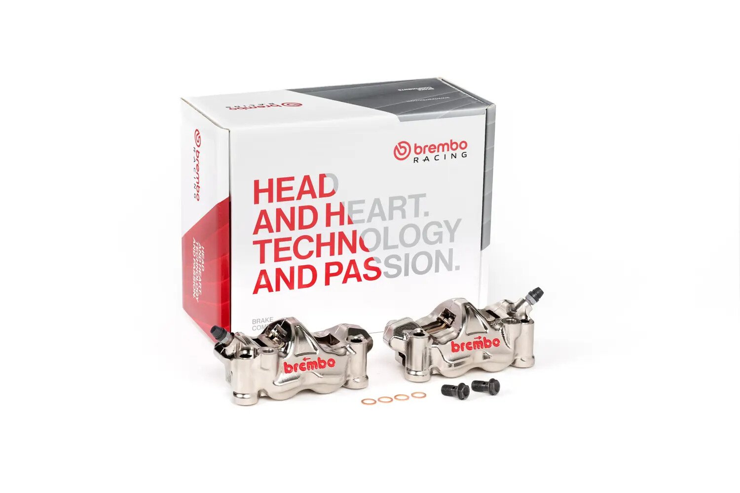 Coppia pinze freno radiali Brembo GP4-RX 100 mm - 220B01020 Coppia pinze freno radiali Brembo GP4-RX 100 mm - 220B01020