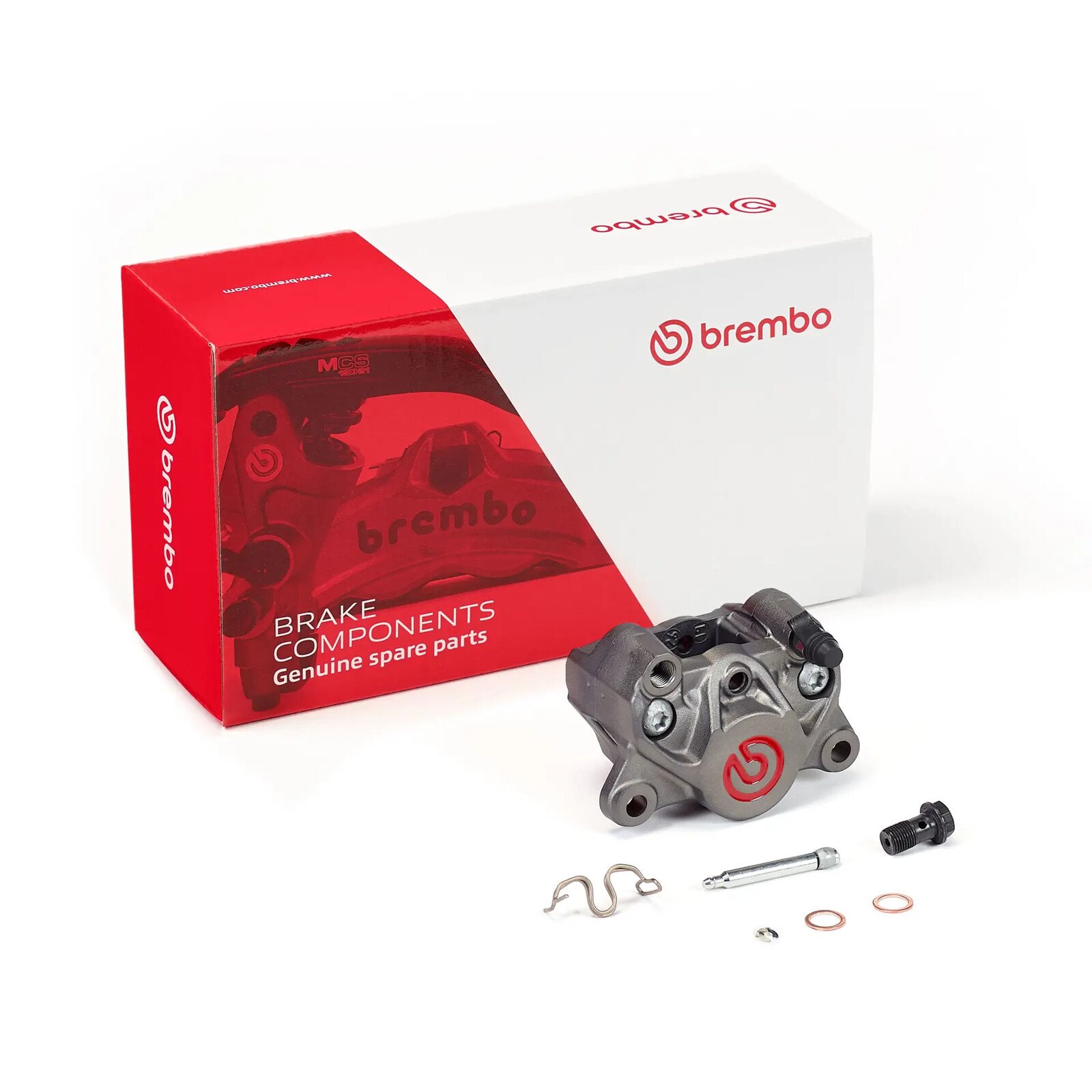 Pinza freno posteriore Brembo P2.34 84 mm destra titanio - 920F08104 Pinza freno posteriore Brembo P2.34 84 mm destra titanio - 920F08104