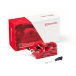 Pinza freno radiale Brembo Stylema 100 mm sinistra rossa - 920F33108